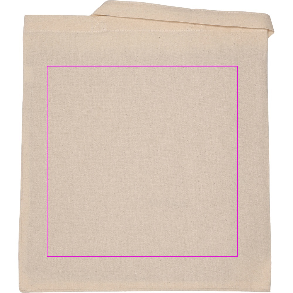 INNSBRUCK organic cotton bag with long handles and a wide bottom, 180 g/m².
