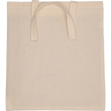 INNSBRUCK organic cotton bag with long handles and a wide bottom, 180 g/m².