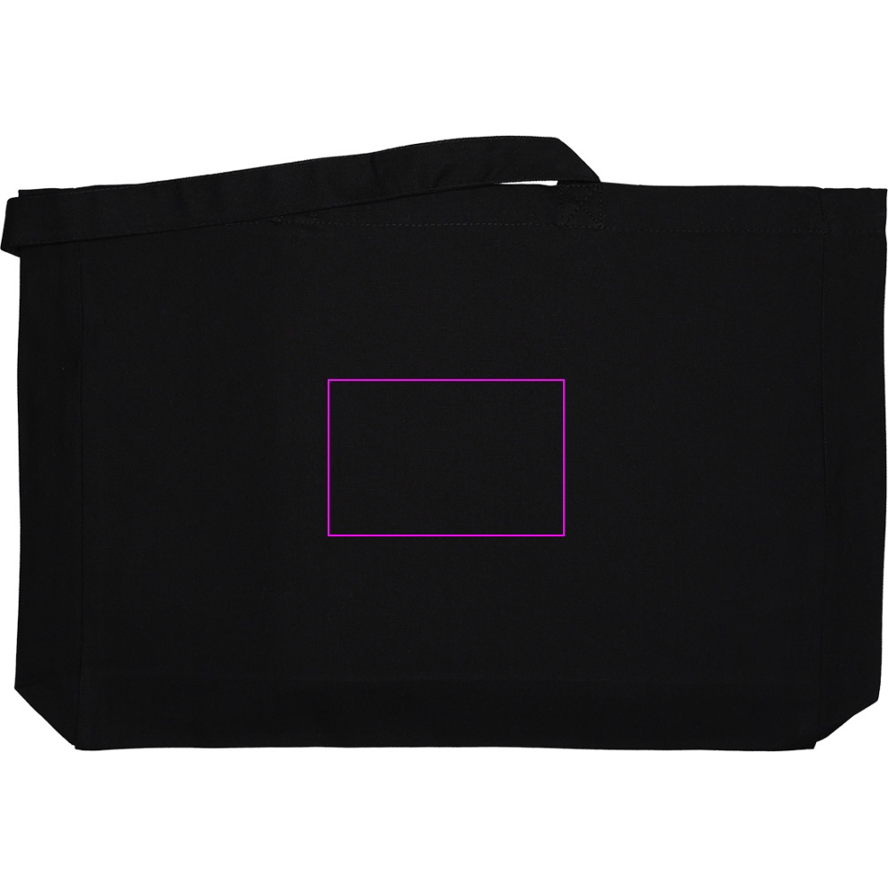 Organic cotton bag with long handles 270 g/m2 BARI
