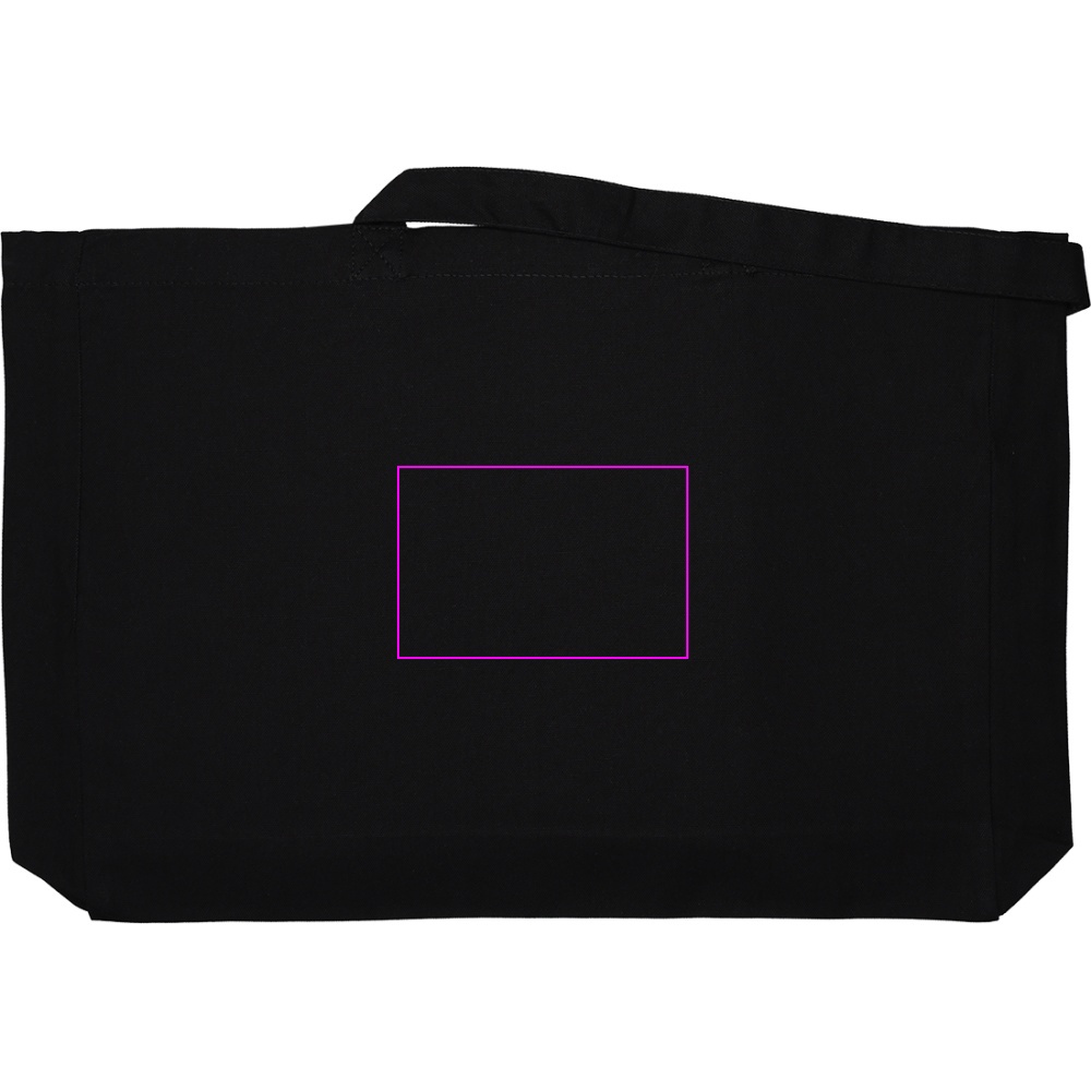 Organic cotton bag with long handles 270 g/m2 BARI