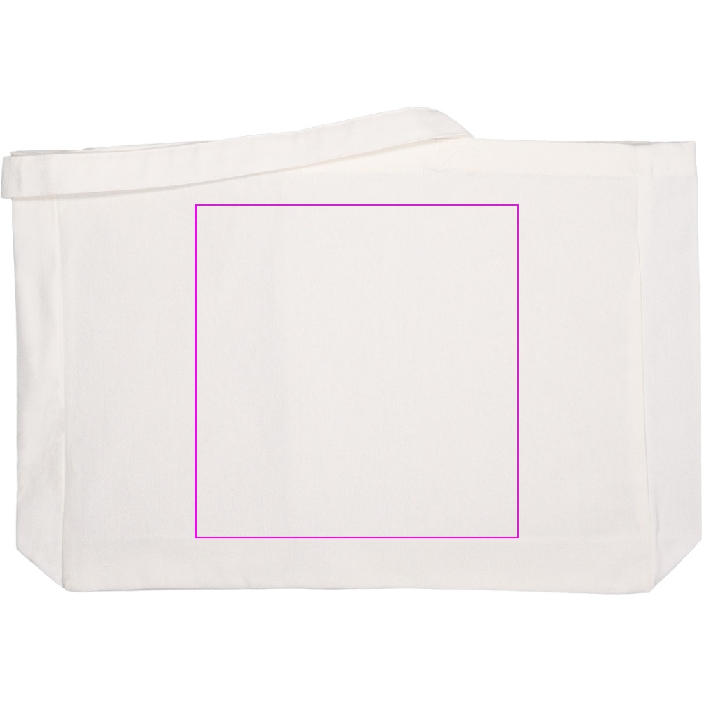 Organic cotton bag with long handles 270 g/m2 BARI