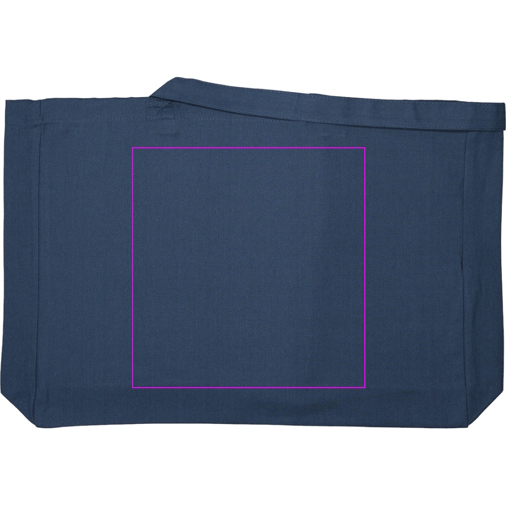 Organic cotton bag with long handles 270 g/m2 BARI