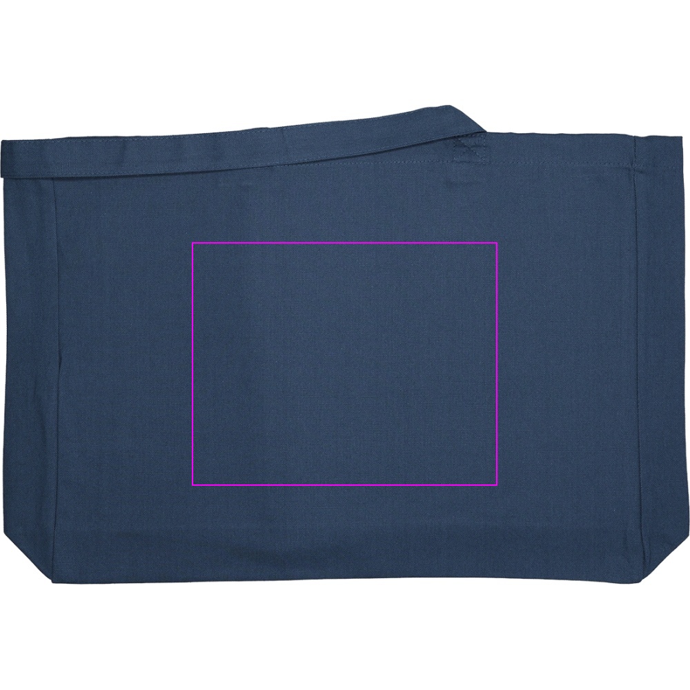 Organic cotton bag with long handles 270 g/m2 BARI
