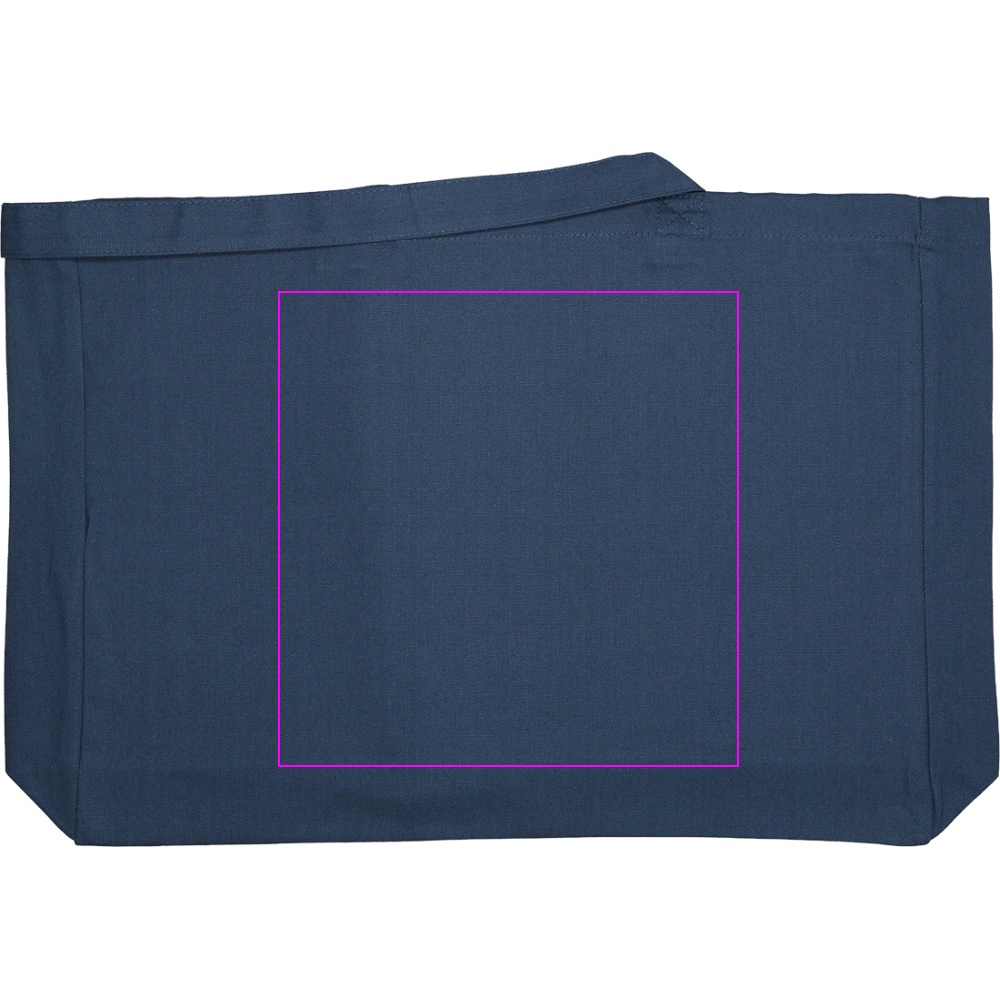 Organic cotton bag with long handles 270 g/m2 BARI