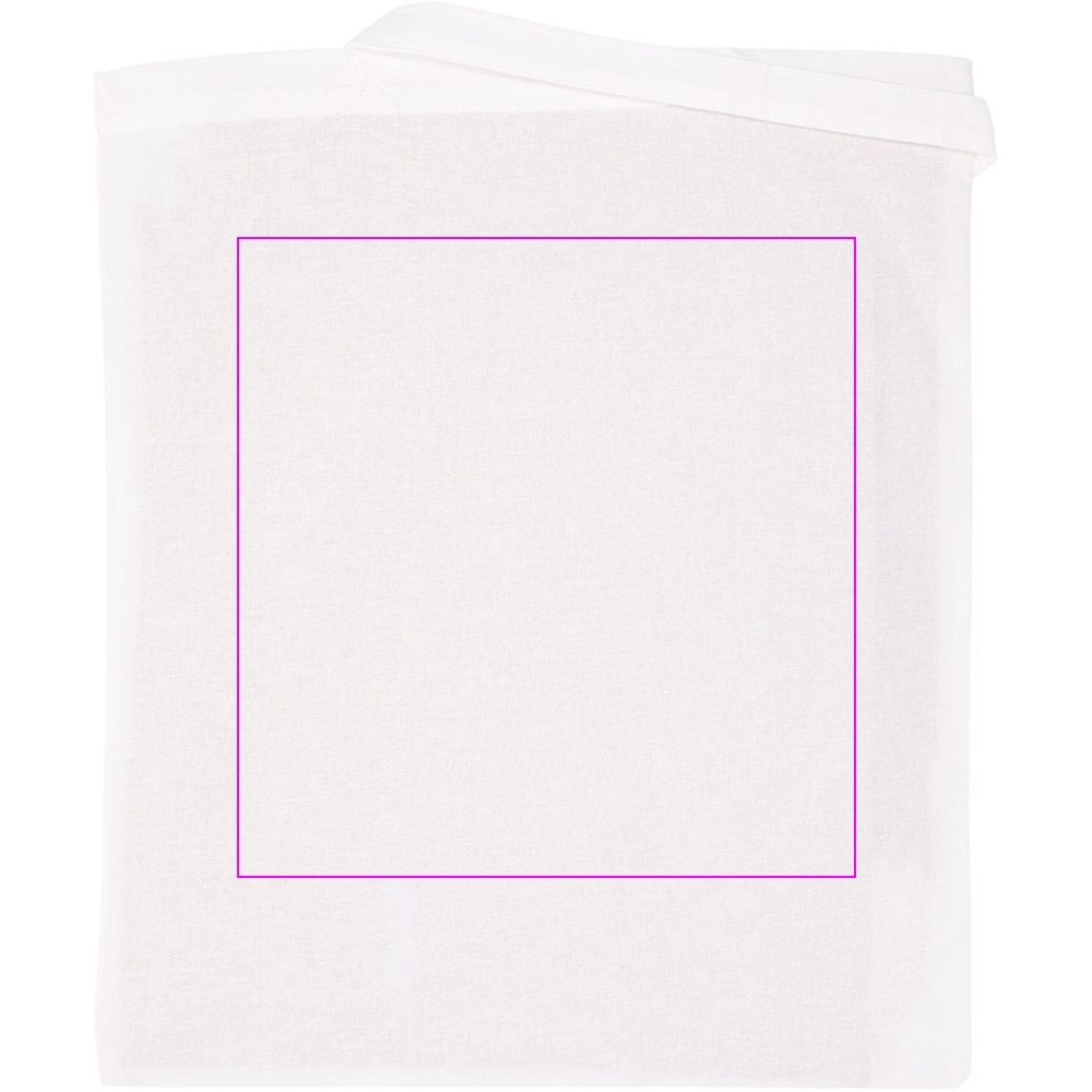Organic cotton bag with long handles 180 g/m2 BRANSLEY