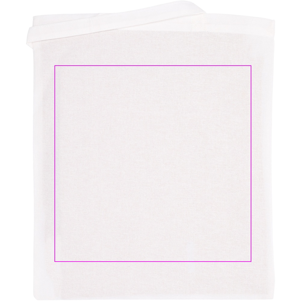 Organic cotton bag with long handles 180 g/m2 BRANSLEY