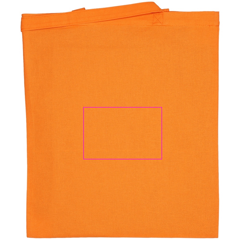 Organic cotton bag with long handles 180 g/m2 BRANSLEY