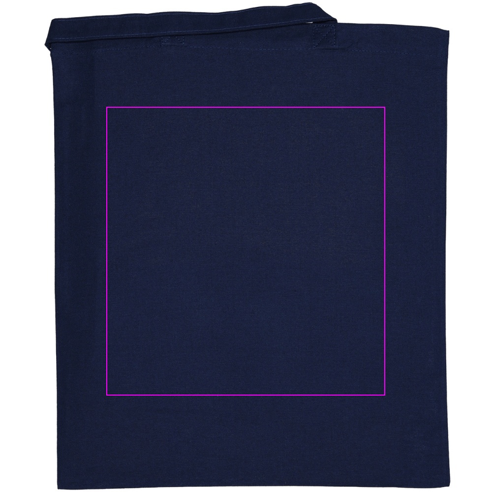 Organic cotton bag with long handles 180 g/m2 BRANSLEY