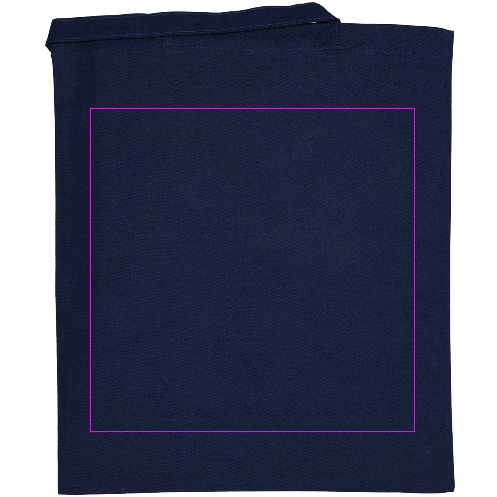 Organic cotton bag with long handles 180 g/m2 BRANSLEY