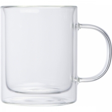 Glass mug with double walls 350ml CARACAS
