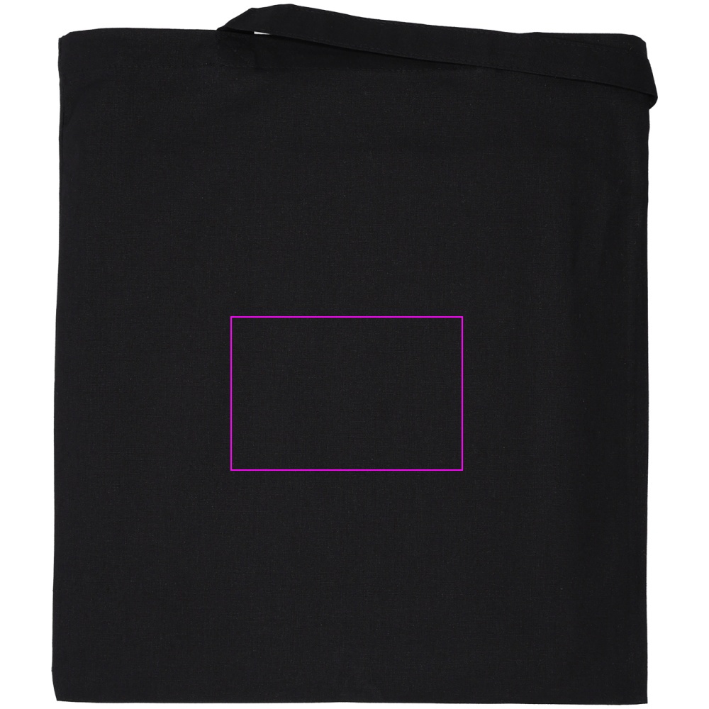 Organic cotton bag with long handles 180 g/m2 BRANSLEY