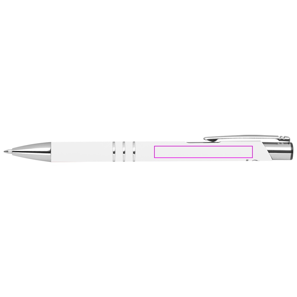 Recycled aluminum semi-gel soft touch pen DUNMORE