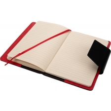 A5 lined notebook made from recycled PU ASUNCION