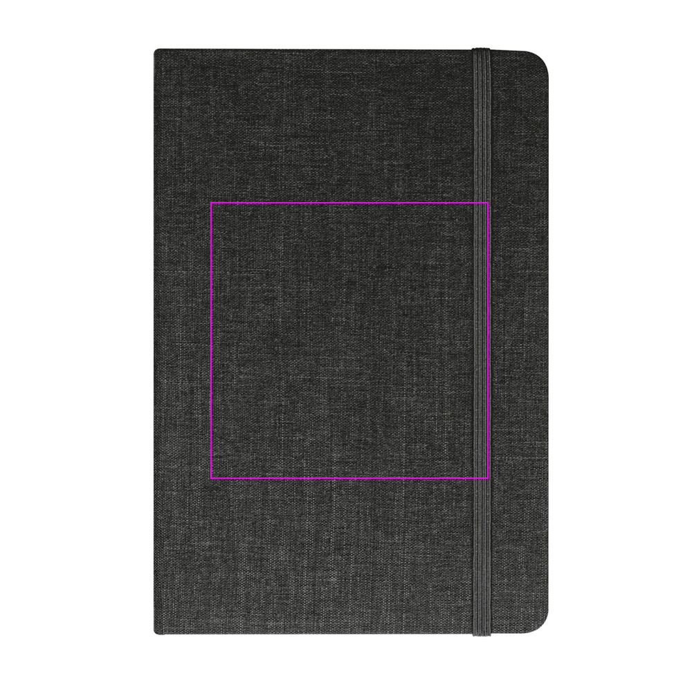 A5 lined notebook made from sugarcane and rPET ALGIERS