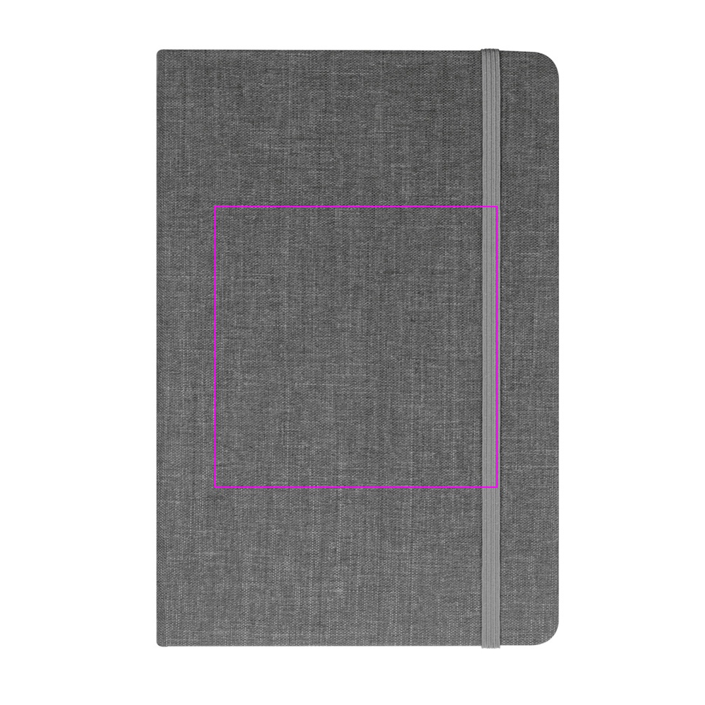 A5 lined notebook made from sugarcane and rPET ALGIERS