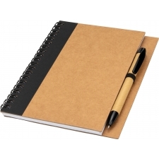 A5 notebook with blank pages made from recycled paper RAVENNA