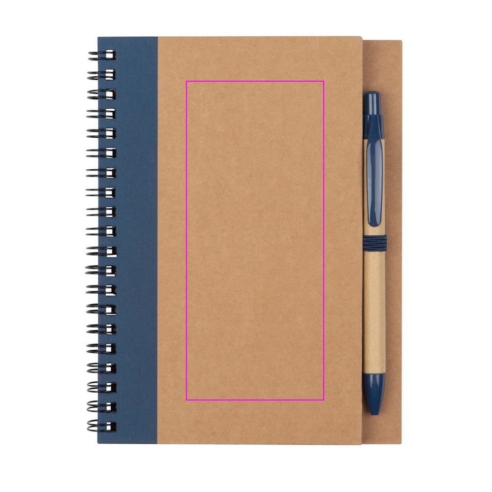 A5 notebook with blank pages made from recycled paper RAVENNA