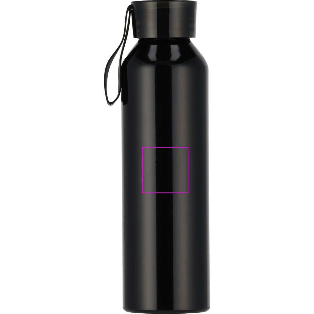 Recycled aluminum bottle CORK 600 ml