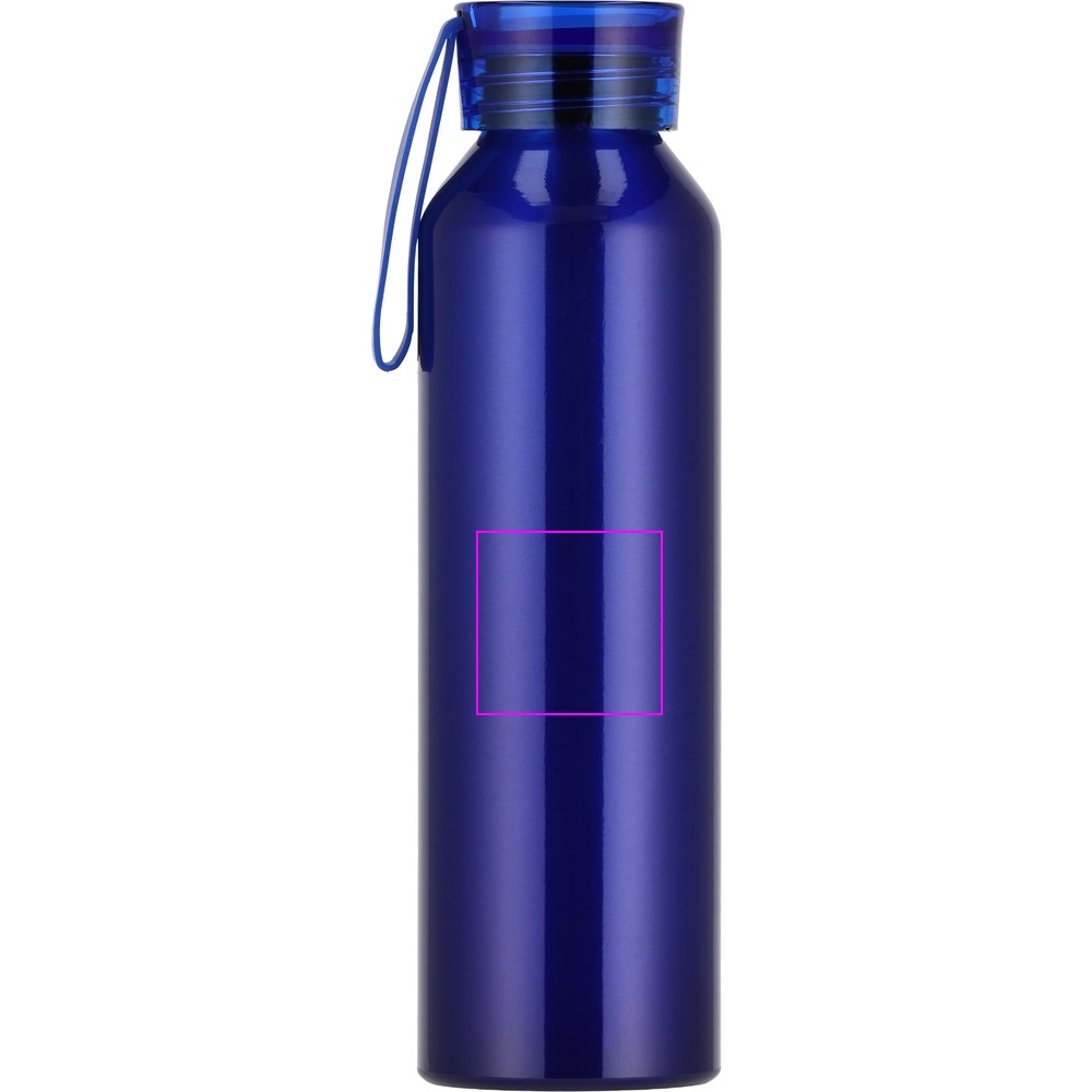 Recycled aluminum bottle CORK 600 ml