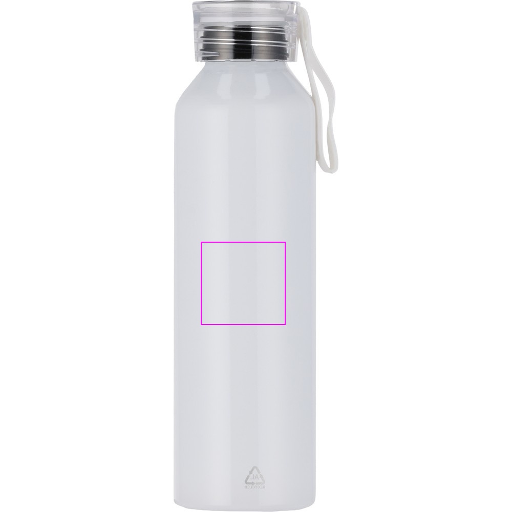 Recycled aluminum bottle CORK 600 ml
