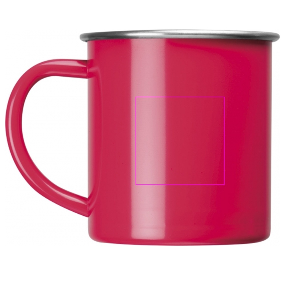 Steel mug 350ml TREZZO 350 ml