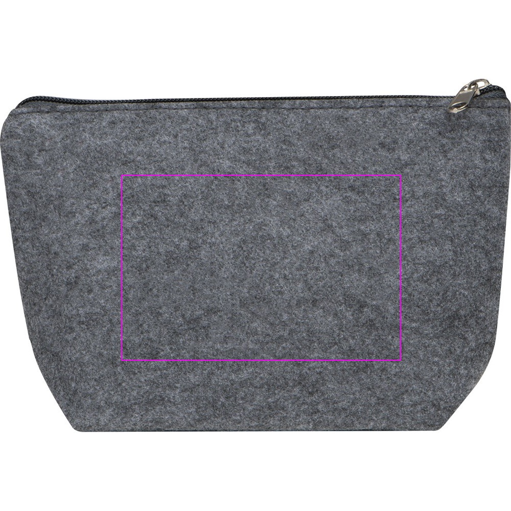 RPET felt cosmetic bag rPET CREMONA