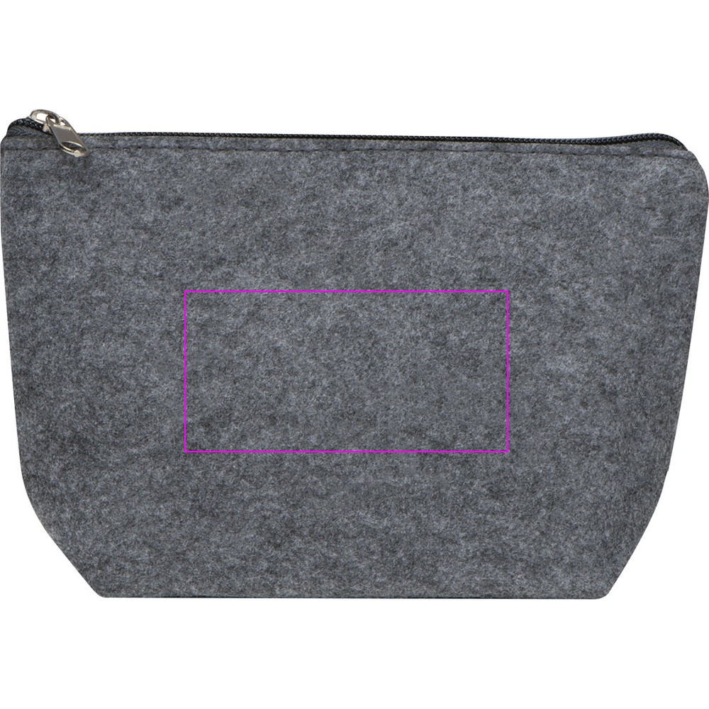 RPET felt cosmetic bag rPET CREMONA