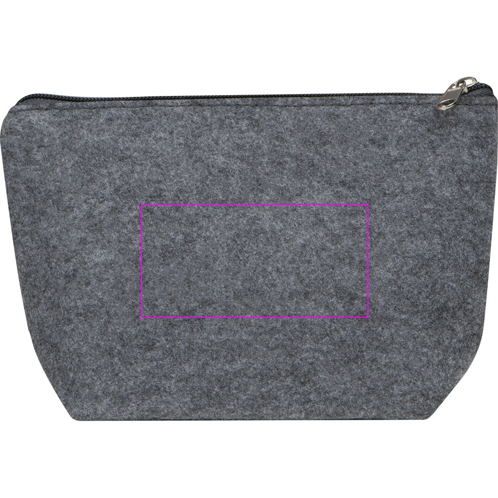 RPET felt cosmetic bag rPET CREMONA