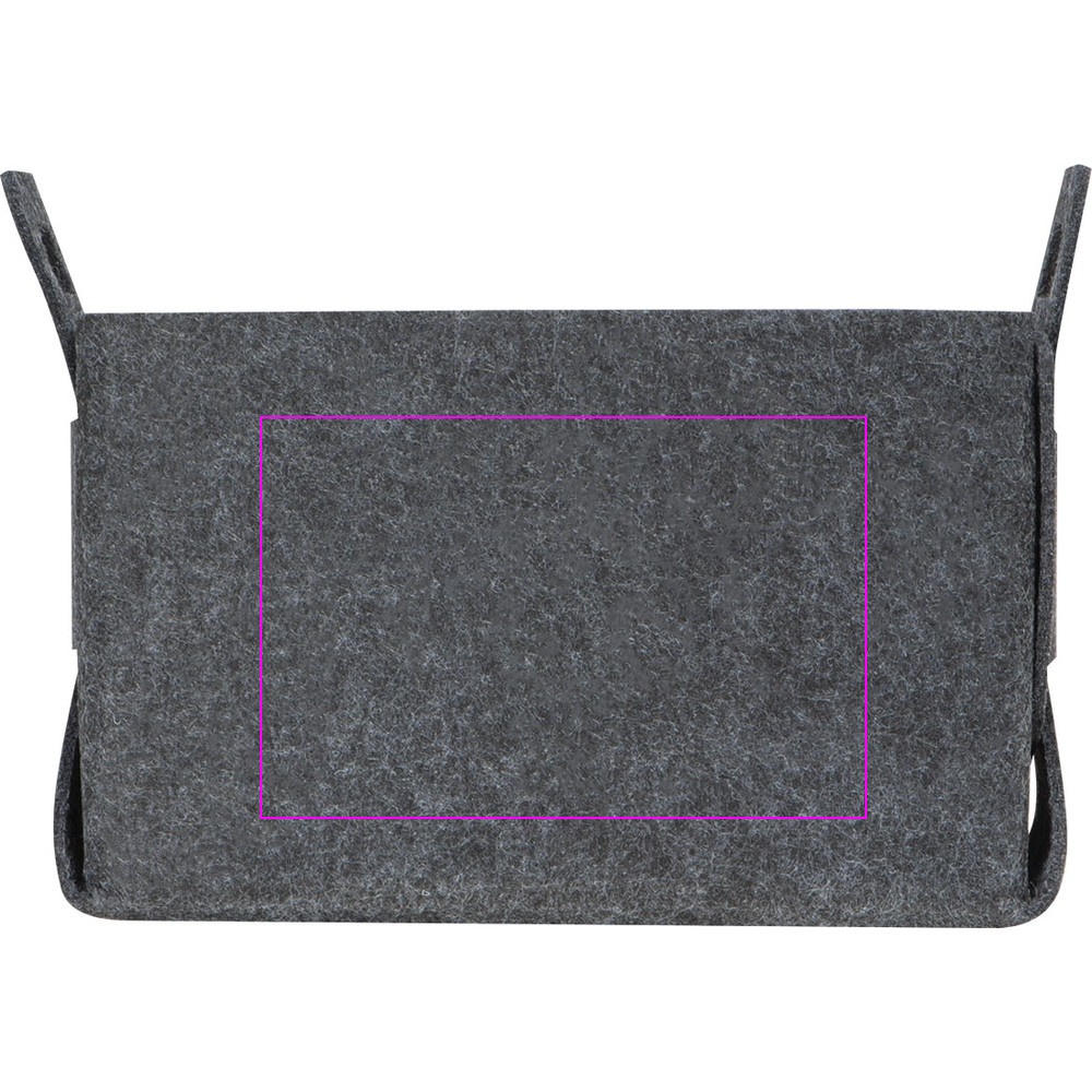 Foldable basket made of rPET felt OSTERSUND