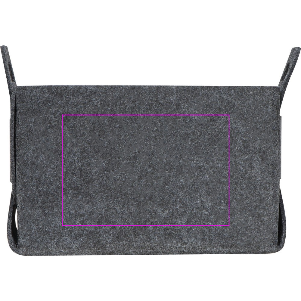 Foldable basket made of rPET felt OSTERSUND