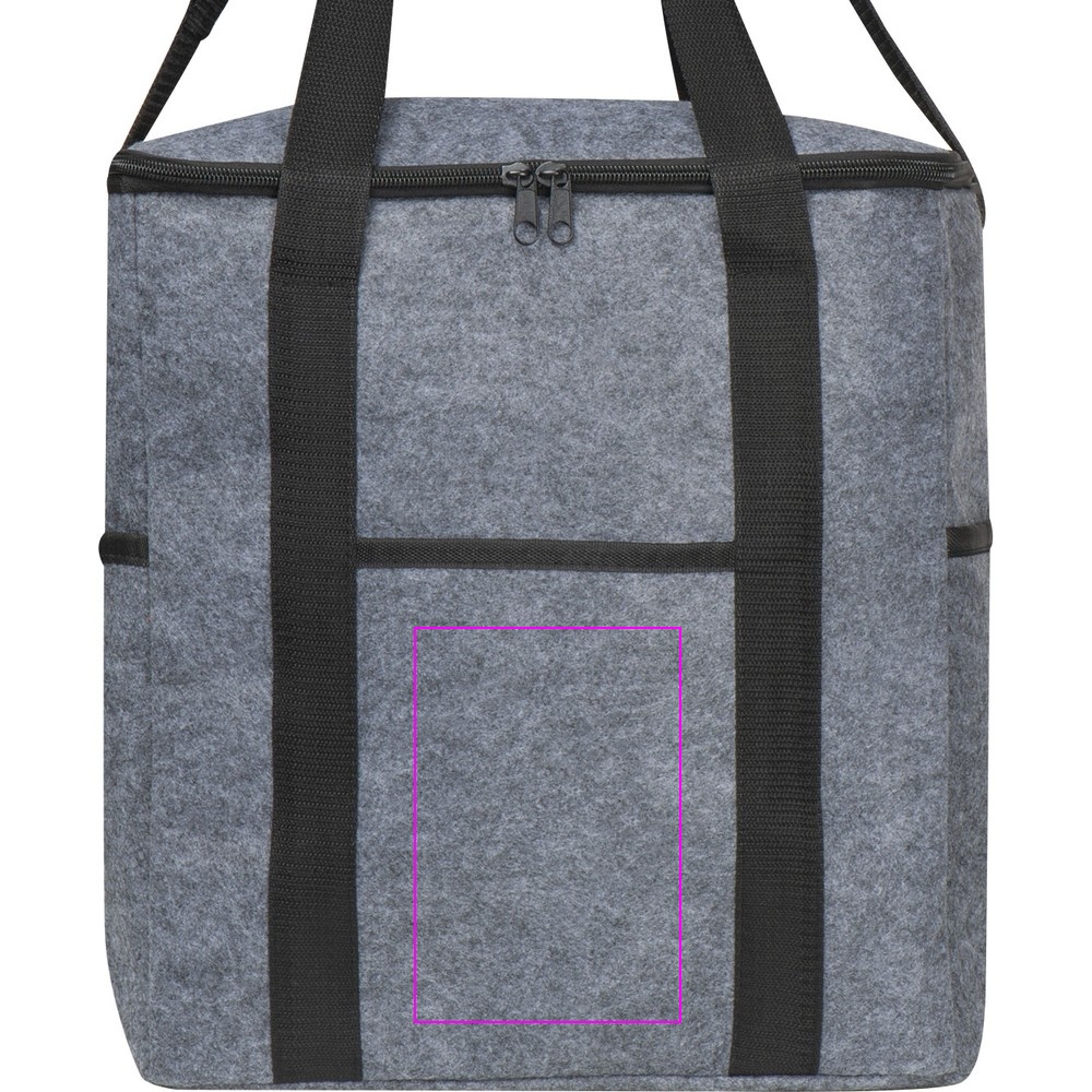 rPET felt cooler bag SANTO DOMINGO
