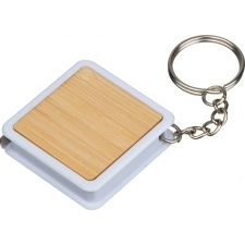 Keyring with 1 m tape measure LECCE