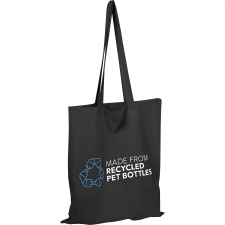 Recycled rPET bag with long handles MOMBASA