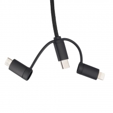 4w1 cable with illuminated logo LH-ZM02