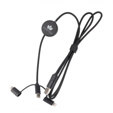 4w1 cable with illuminated logo LH-ZM02