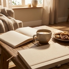 A5 Notebook made of recycled paper BRASILIA
