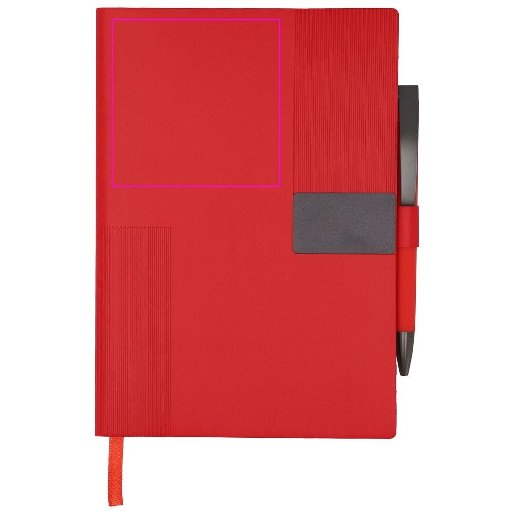 Lined notebook A5 with pen MERSIN