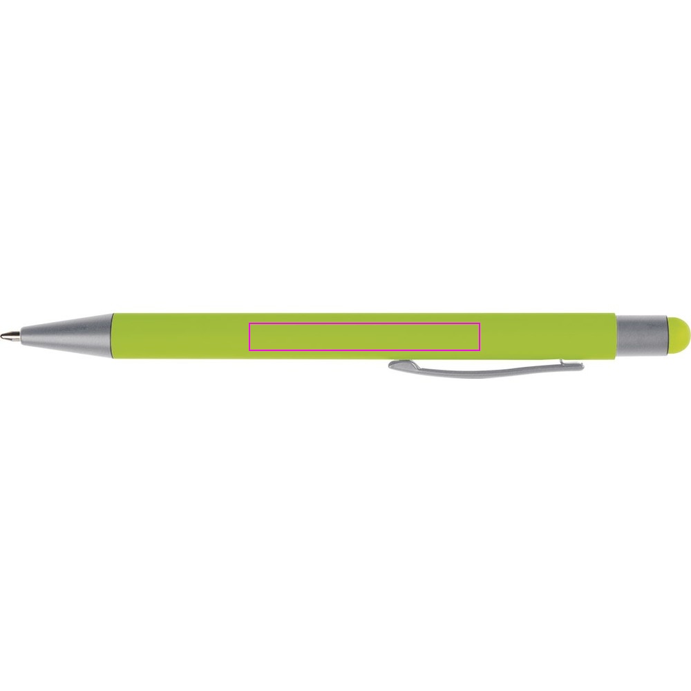 Aluminiumpenn med soft-touch RIO