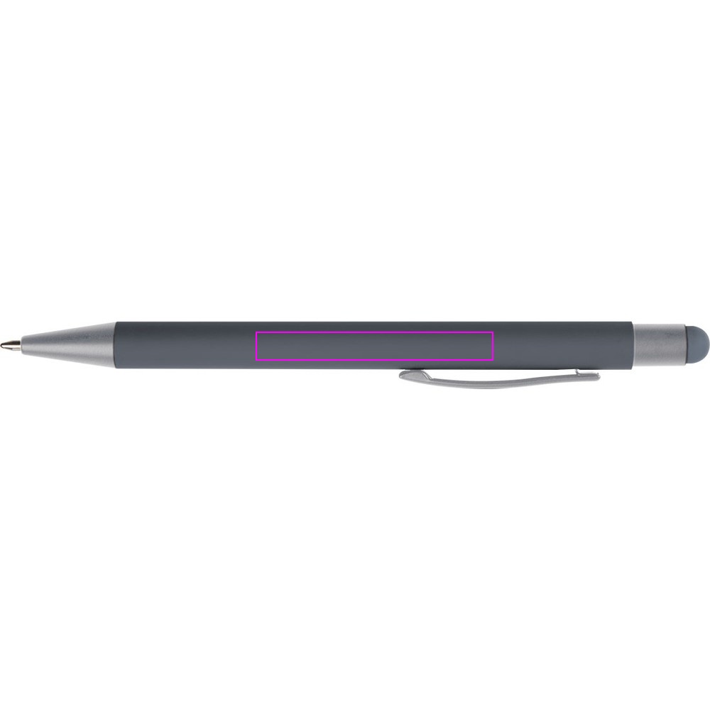 Aluminiumpenn med soft-touch RIO