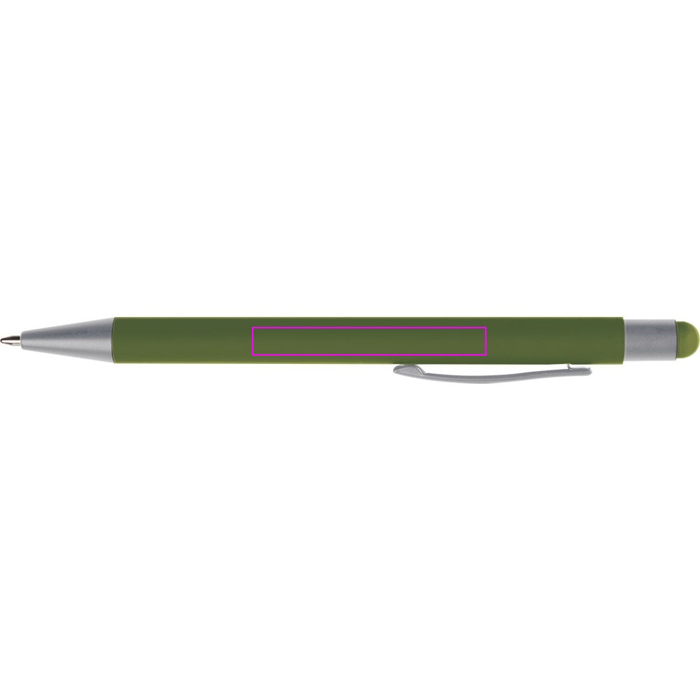 Aluminiumpenn med soft-touch RIO