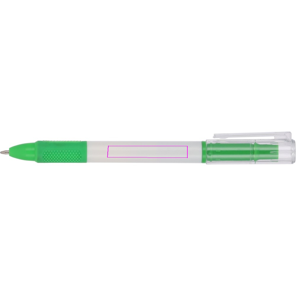 Plastkulepenn med marker LENS