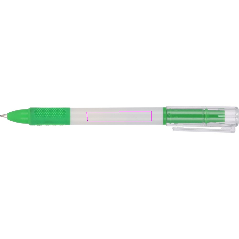 Plastkulepenn med marker LENS