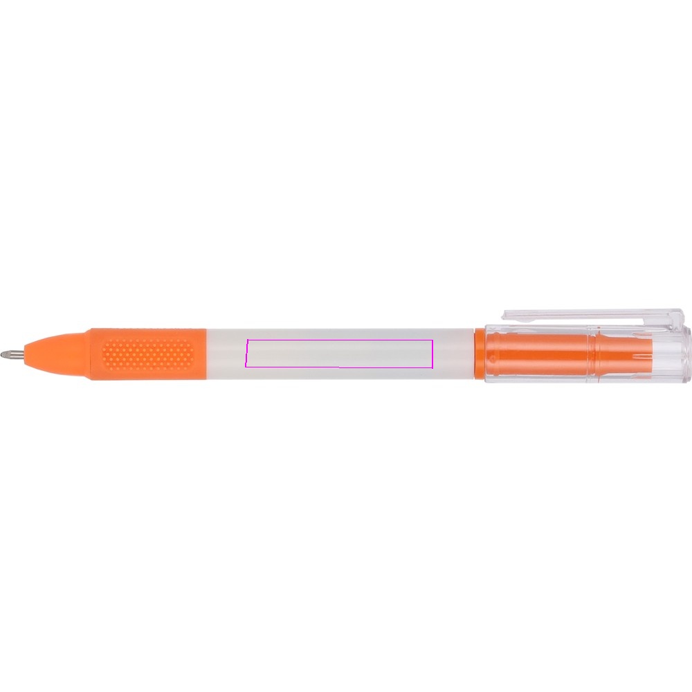 Plastkulepenn med marker LENS