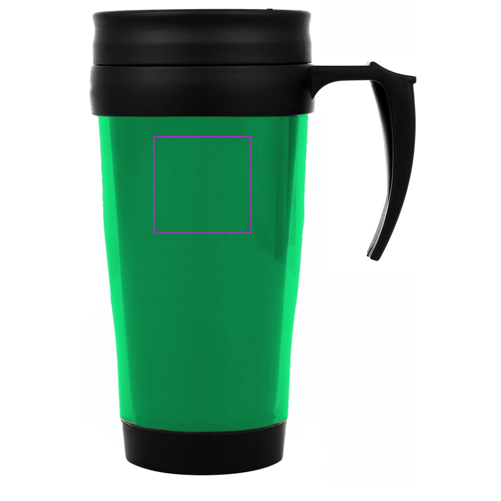 Plastic thermal mug 400ml FORT WORTH 400 ml