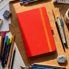 Notebook A6 plain LUBECK