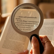 Plastic magnifier with lamp GLOUCESTER