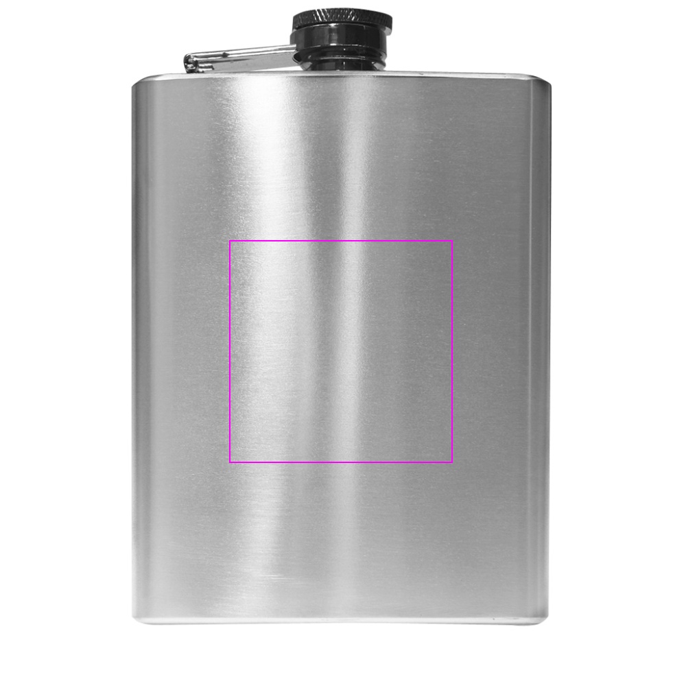 Stainless steel hip flask 237 ml KANSAS CITY