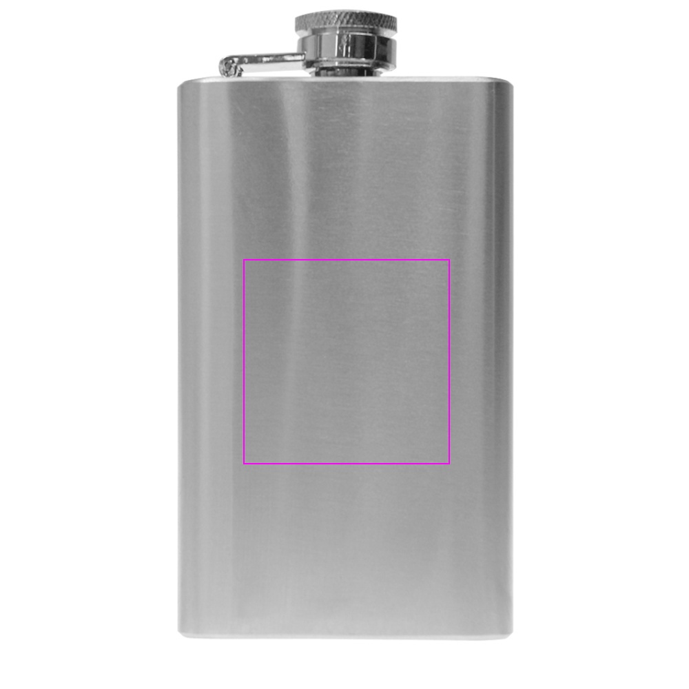 Stainless steel hip flask 104 ml FRESNO